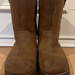 UGG Australia Stoneman Sheepskin Stout Leather Waterproof Boots Men’s US size 10